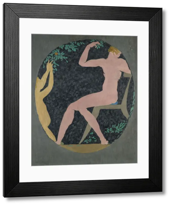 Framed Print : Illustration for the magazine Apollon, 1909. Creator: Bakst, Leon (1866-1924) Framed Print : Illustration for the magazine Apollon, 1909. Creator: Bakst, Leon (1866-1924)