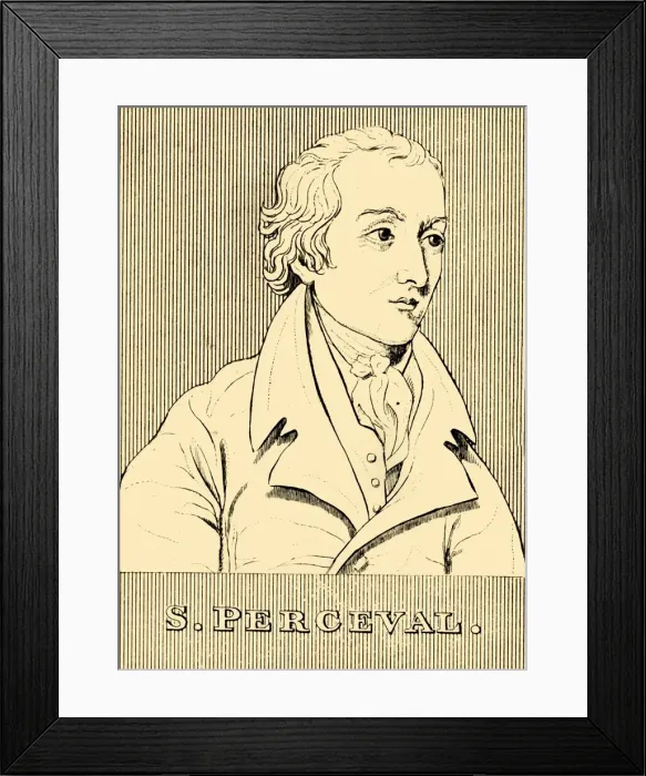 Framed Print : S. Perceval, (1762-1812), 1830. Creator: Unknown Framed Print : S. Perceval, (1762-1812), 1830. Creator: Unknown