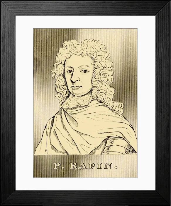 Framed Print : P. Rapin, (1661-1725), 1830. Creator: Unknown Framed Print : P. Rapin, (1661-1725), 1830. Creator: Unknown