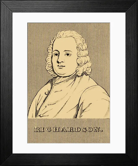 Framed Print : Richardson, (1689-1761), 1830. Creator: Unknown Framed Print : Richardson, (1689-1761), 1830. Creator: Unknown