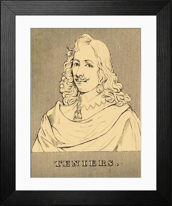 Framed Print : Teniers, (1582-1649), 1830. Creator: Unknown Framed Print : Teniers, (1582-1649), 1830. Creator: Unknown