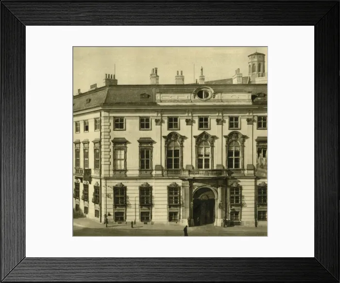 Framed Print : The Federal Chancellery, Ballhausplatz, Vienna, Austria, c1935. Creator: Unknown Framed Print : The Federal Chancellery, Ballhausplatz, Vienna, Austria, c1935. Creator: Unknown