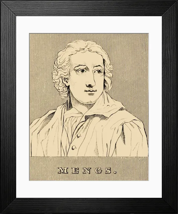 Framed Print : Mengs, (1728-1779), 1830. Creator: Unknown Framed Print : Mengs, (1728-1779), 1830. Creator: Unknown