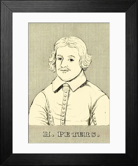Framed Print : H. Peters, (1598-1660), 1830. Creator: Unknown Framed Print : H. Peters, (1598-1660), 1830. Creator: Unknown