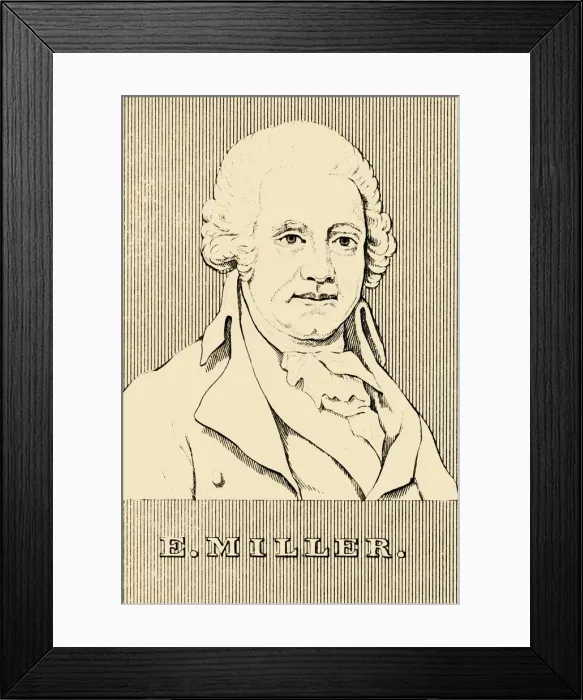 Framed Print : E. Miller, (c1731-1807), 1830. Creator: Unknown Framed Print : E. Miller, (c1731-1807), 1830. Creator: Unknown