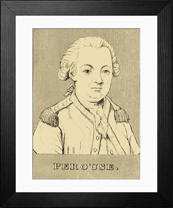 Framed Print : Perouse, (1741-1788), 1830. Creator: Unknown Framed Print : Perouse, (1741-1788), 1830. Creator: Unknown