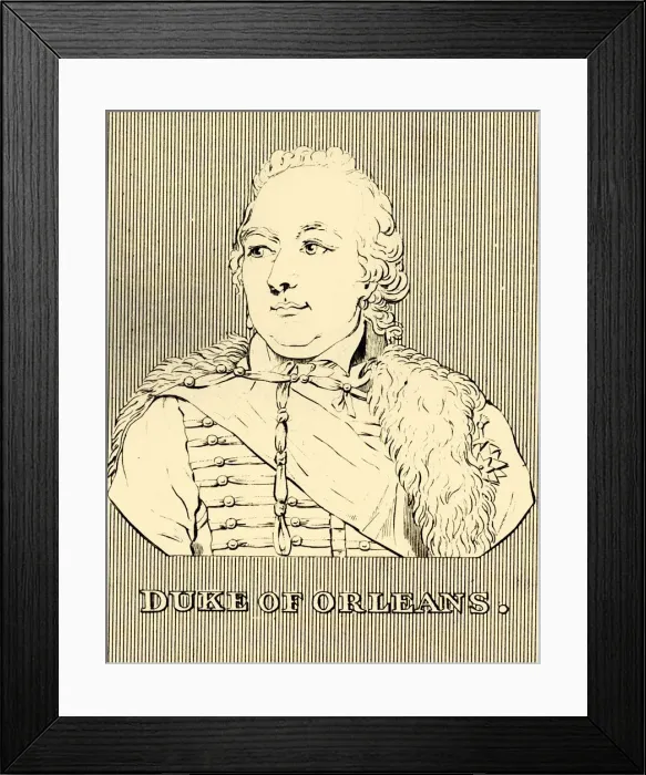 Framed Print : Duke of Orleans, (1747-1793), 1830. Creator: Unknown Framed Print : Duke of Orleans, (1747-1793), 1830. Creator: Unknown