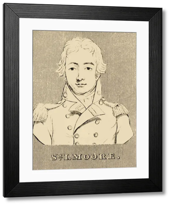 Framed Print : Sr. I. Moore, (1761-1809), 1830. Creator: Unknown Framed Print : Sr. I. Moore, (1761-1809), 1830. Creator: Unknown