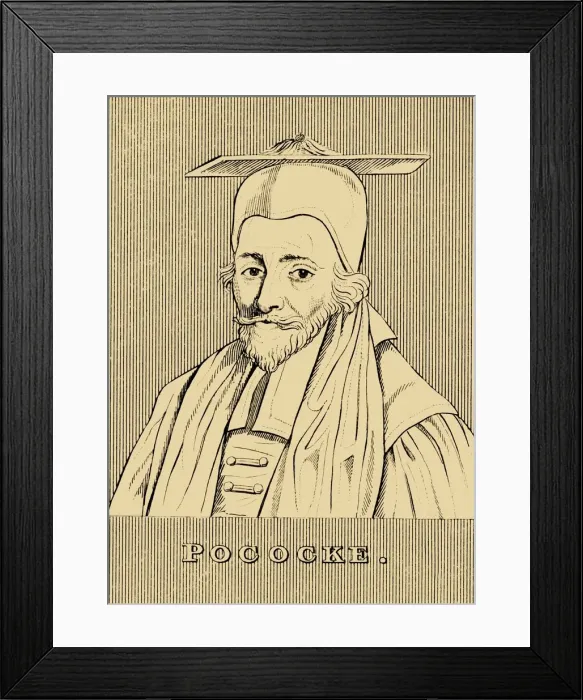 Framed Print : Pococke, (1604-1691), 1830. Creator: Unknown Framed Print : Pococke, (1604-1691), 1830. Creator: Unknown