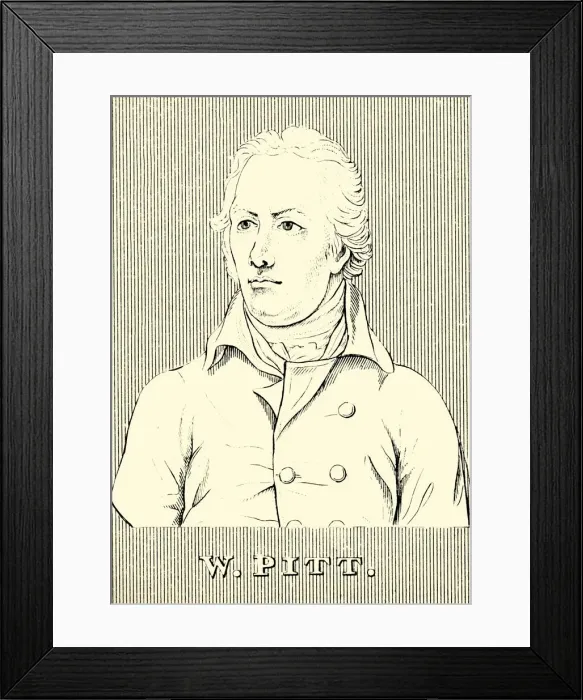 Framed Print : W. Pitt, (1759-1806), 1830. Creator: Unknown Framed Print : W. Pitt, (1759-1806), 1830. Creator: Unknown