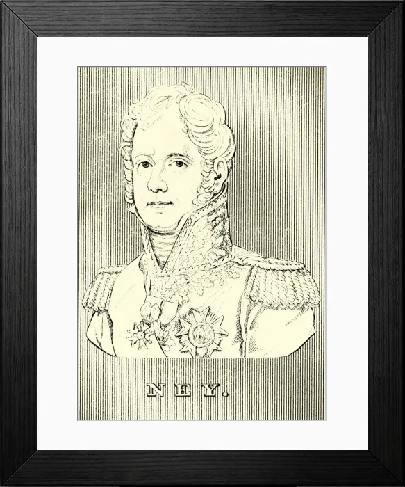 Framed Print : Ney, (1769- 1815), 1830. Creator: Unknown Framed Print : Ney, (1769- 1815), 1830. Creator: Unknown