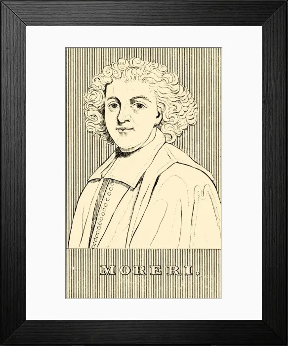 Framed Print : Moreri, (1643-1680), 1830. Creator: Unknown Framed Print : Moreri, (1643-1680), 1830. Creator: Unknown