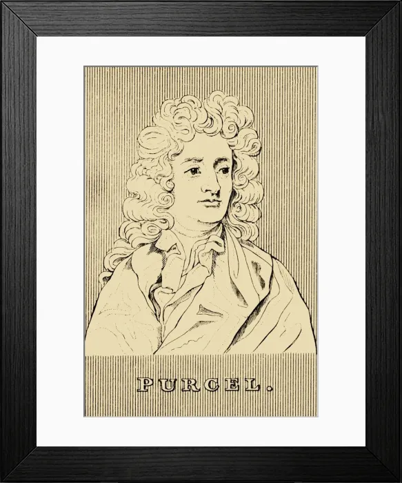 Framed Print : Purcel, (c1659-1695), 1830. Creator: Unknown Framed Print : Purcel, (c1659-1695), 1830. Creator: Unknown