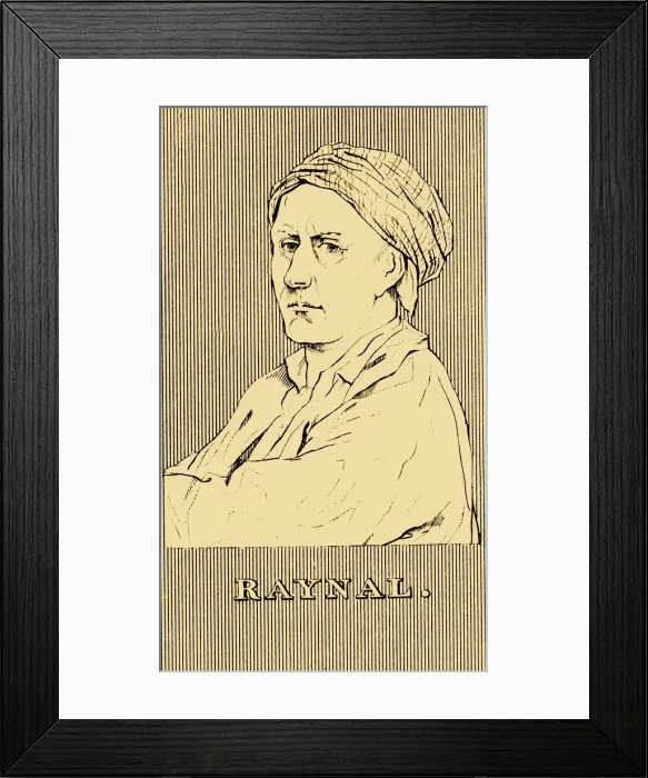 Framed Print : Raynal, (1713-1796), 1830. Creator: Unknown