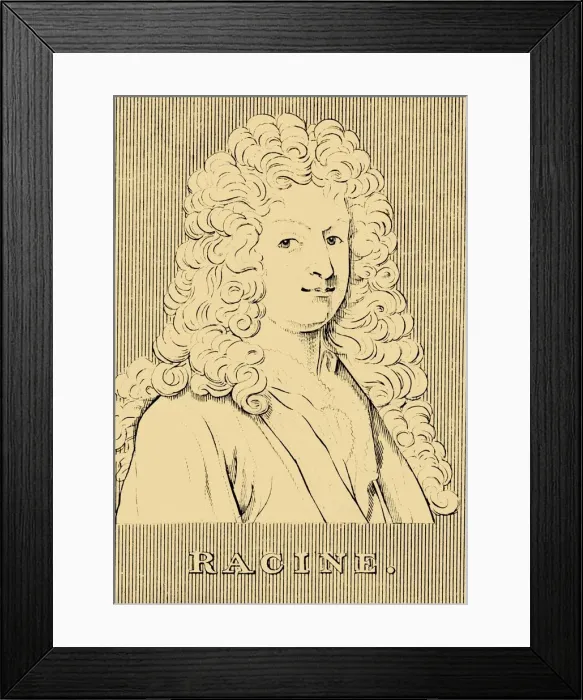 Framed Print : Racine, (1639-1699), 1830. Creator: Unknown Framed Print : Racine, (1639-1699), 1830. Creator: Unknown