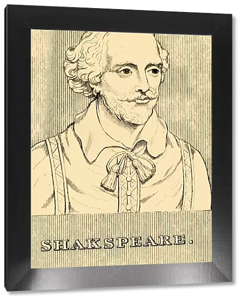 Shakspeare, (1564-1616), 1830. Creator: Unknown