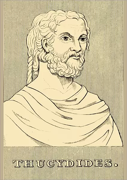 Thucydides, (c460-400 BC), 1830. Creator: Unknown