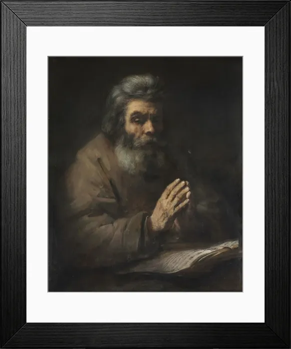 Framed Print : An Elderly Man in Prayer, 1660s or later. Creator: Rembrandt van Rijn (Dutch, 1606-1669) Framed Print : An Elderly Man in Prayer, 1660s or later. Creator: Rembrandt van Rijn (Dutch, 1606-1669)