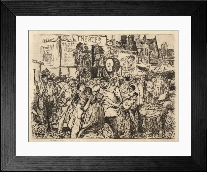 Framed Print : An Illustration, 1883. Creator: Robert Frederick Blum (American, 1857-1903)