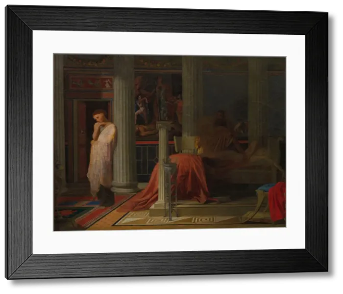 Framed Print : Antiochus and Stratonice, c. 1838. Creator: Jean-Auguste-Dominique Ingres (French, 1780-1867) Framed Print : Antiochus and Stratonice, c. 1838. Creator: Jean-Auguste-Dominique Ingres (French, 1780-1867)