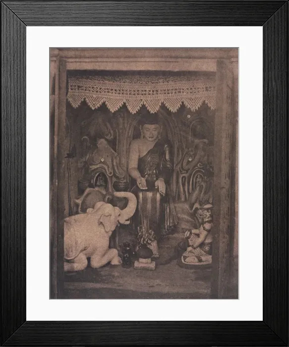 Framed Print : Amerapoora. Gautamas Shrine, 1855. Creator: Captain Linnaeus Tripe (British, 1822-1902) Framed Print : Amerapoora. Gautamas Shrine, 1855. Creator: Captain Linnaeus Tripe (British, 1822-1902)