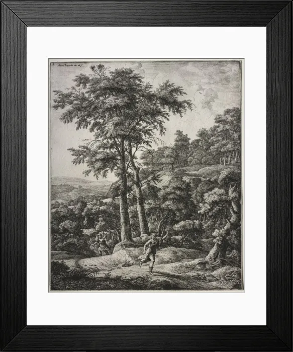 Framed Print : Apollo and Daphne. Creator: Anthonie Waterloo (Dutch, 1609 / 10-1690) Framed Print : Apollo and Daphne. Creator: Anthonie Waterloo (Dutch, 1609 / 10-1690)