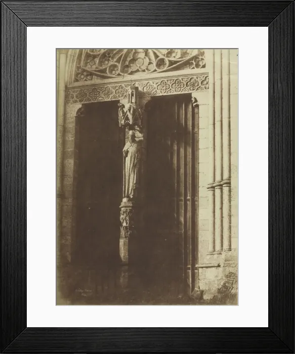 Framed Print : Amiens, Northern Facade of the Transept, 1852. Creator: Henri Le Secq (French, 1818-1882) Framed Print : Amiens, Northern Facade of the Transept, 1852. Creator: Henri Le Secq (French, 1818-1882)