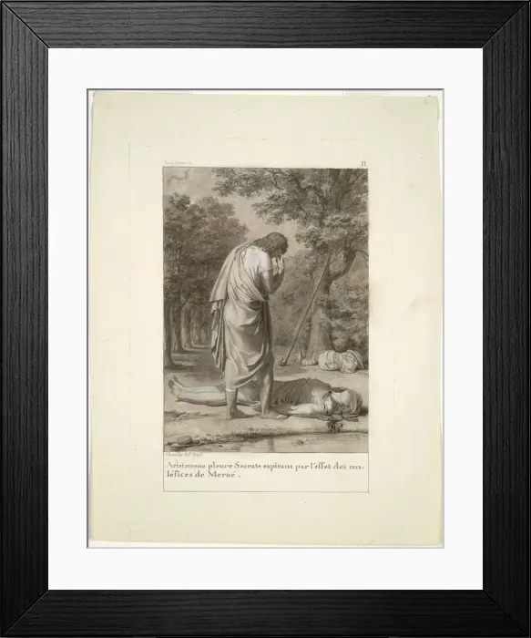 Framed Print : Aristomenes Mourning the Death of Socrates from the Bewitchment of Meroë Framed Print : Aristomenes Mourning the Death of Socrates from the Bewitchment of Meroë