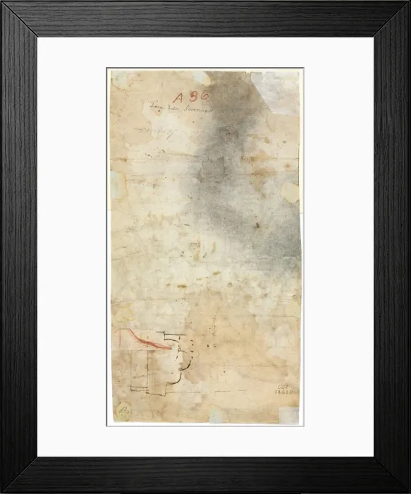 Framed Print : Architectural Sketch, 1500s. Creator: Unknown Framed Print : Architectural Sketch, 1500s. Creator: Unknown