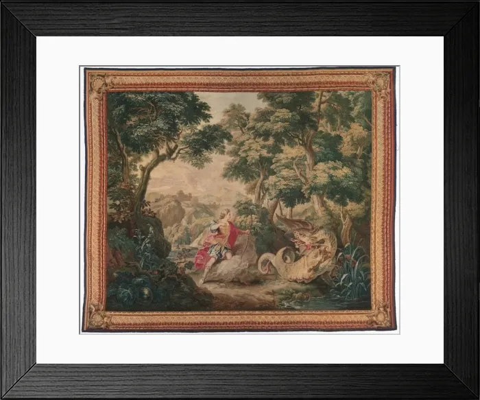 Framed Print : Apollo and the Serpent Python (from Set of Ovids Metamorphoses), 1700-1730. Creator Framed Print : Apollo and the Serpent Python (from Set of Ovids Metamorphoses), 1700-1730. Creator