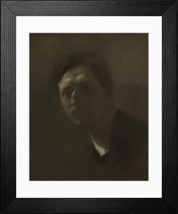 Framed Print : Armand Berton, c. 1891. Creator: Eugene Carriere (French, 1849-1906) Framed Print : Armand Berton, c. 1891. Creator: Eugene Carriere (French, 1849-1906)