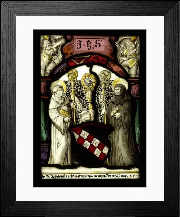 Framed Print : Arms of the Cistercian Order, 1547. Creator: Unknown Framed Print : Arms of the Cistercian Order, 1547. Creator: Unknown