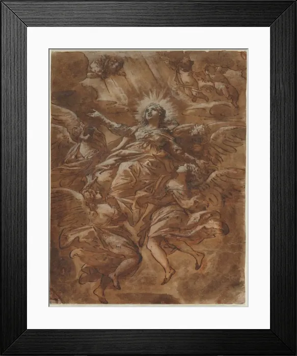 Framed Print : Assumption of the Virgin, 1600s. Creator: Unknown Framed Print : Assumption of the Virgin, 1600s. Creator: Unknown