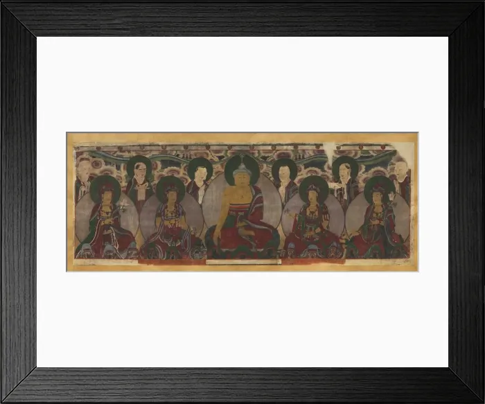 Framed Print : Assembly of Buddhist Deities, 1846. Creator: Unknown Framed Print : Assembly of Buddhist Deities, 1846. Creator: Unknown