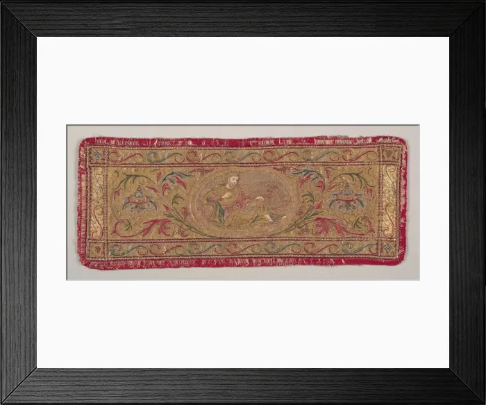 Framed Print : Apparel from a Dalmatic, 1500-1550. Creator: Unknown Framed Print : Apparel from a Dalmatic, 1500-1550. Creator: Unknown