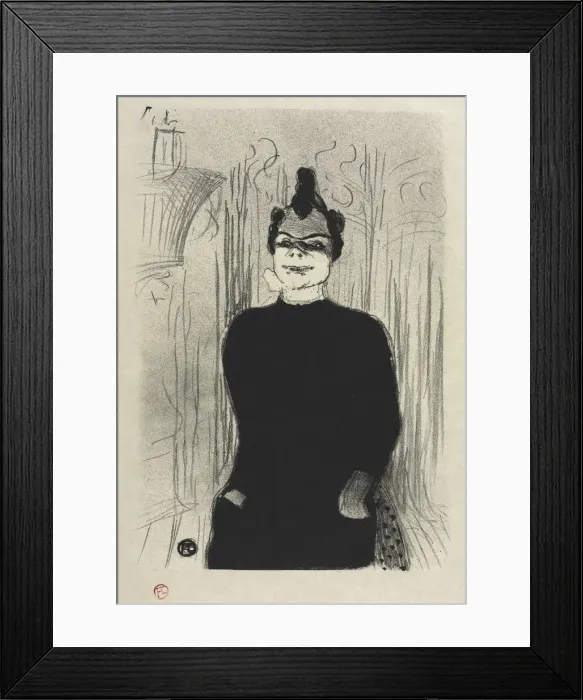 Framed Print : At the Gaiete Rochechouart: Nicolle, 1893. Creator: Henri de Toulouse-Lautrec (French Framed Print : At the Gaiete Rochechouart: Nicolle, 1893. Creator: Henri de Toulouse-Lautrec (French