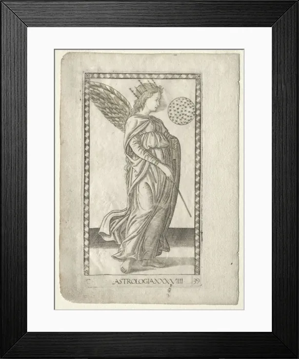 Framed Print : Astrology (from the Tarocchi, series C: Liberal Arts, #29), before 1467 Framed Print : Astrology (from the Tarocchi, series C: Liberal Arts, #29), before 1467
