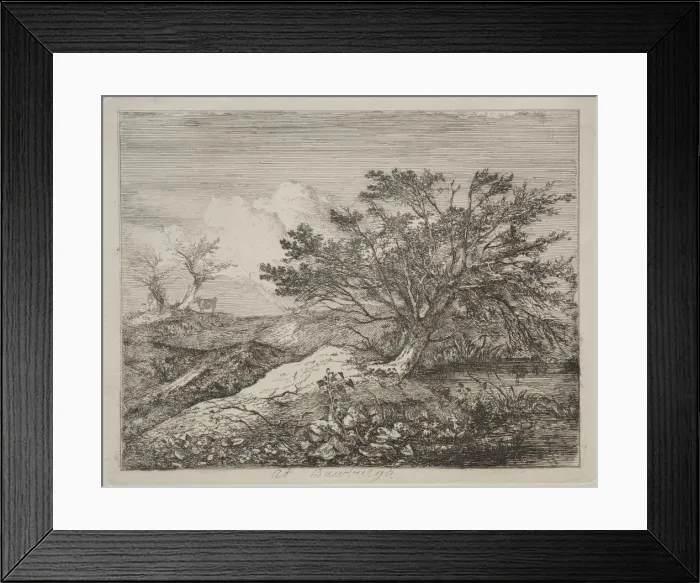 Framed Print : At Bawburgh, 1813. Creator: John Crome (British, 1768-1821) Framed Print : At Bawburgh, 1813. Creator: John Crome (British, 1768-1821)