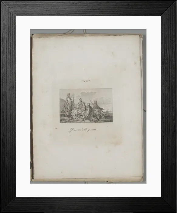 Framed Print : Art of the Lithograph: Albanian, Plate XVIII, 1819. Creator: Alois Senefelder (German, 1771-1834) Framed Print : Art of the Lithograph: Albanian, Plate XVIII, 1819. Creator: Alois Senefelder (German, 1771-1834)
