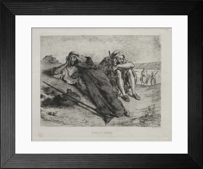 Framed Print : Arabes dOran. Creator: Eugene Delacroix (French, 1798-1863) Framed Print : Arabes dOran. Creator: Eugene Delacroix (French, 1798-1863)