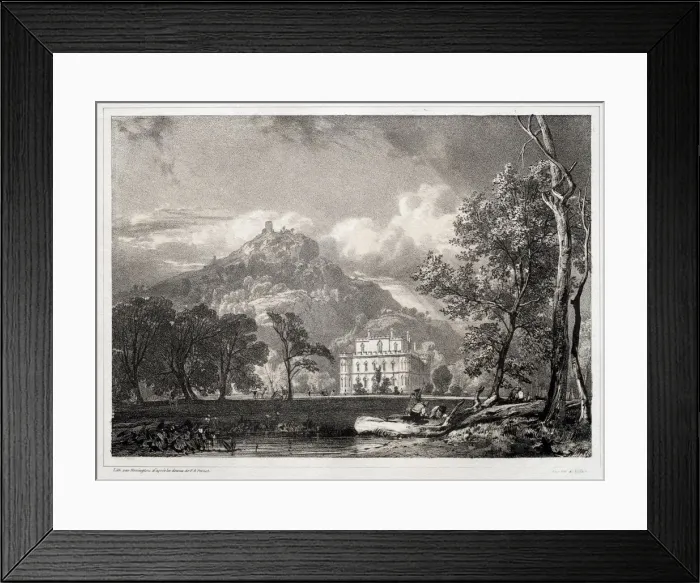 Framed Print : Argyle Castle, 1826. Creator: Richard Parkes Bonington (British, 1802-1828) Framed Print : Argyle Castle, 1826. Creator: Richard Parkes Bonington (British, 1802-1828)