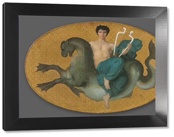 Arion on a Sea Horse and Bacchante on a Panther (pair), 1855. Creator: William Adolphe Bouguereau