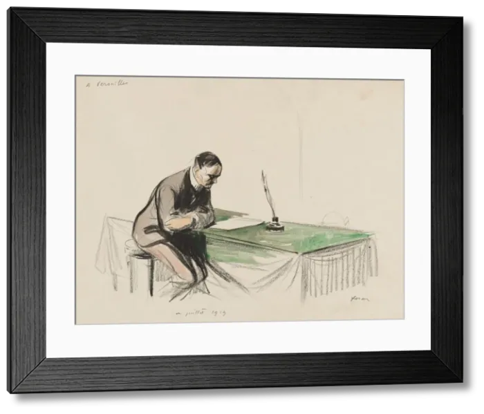 Framed Print : At Versailles, July 1919, 1919. Creator: Jean Louis Forain (French, 1852-1931) Framed Print : At Versailles, July 1919, 1919. Creator: Jean Louis Forain (French, 1852-1931)