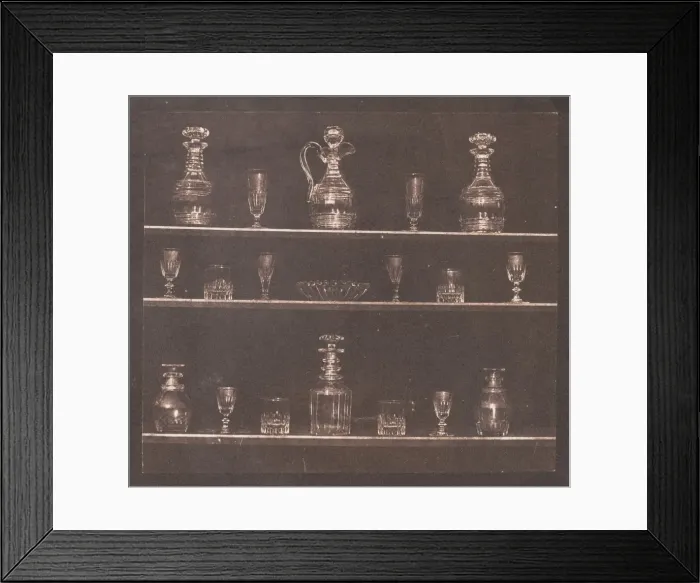 Framed Print : Articles of Glass, 1844. Creator: William Henry Fox Talbot (British, 1800-1877) Framed Print : Articles of Glass, 1844. Creator: William Henry Fox Talbot (British, 1800-1877)