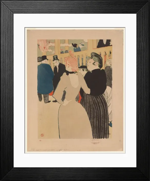 Framed Print : Au Moulin Rouge: The Glutton and Her Sister (La Goulou et sa soeur) Framed Print : Au Moulin Rouge: The Glutton and Her Sister (La Goulou et sa soeur)