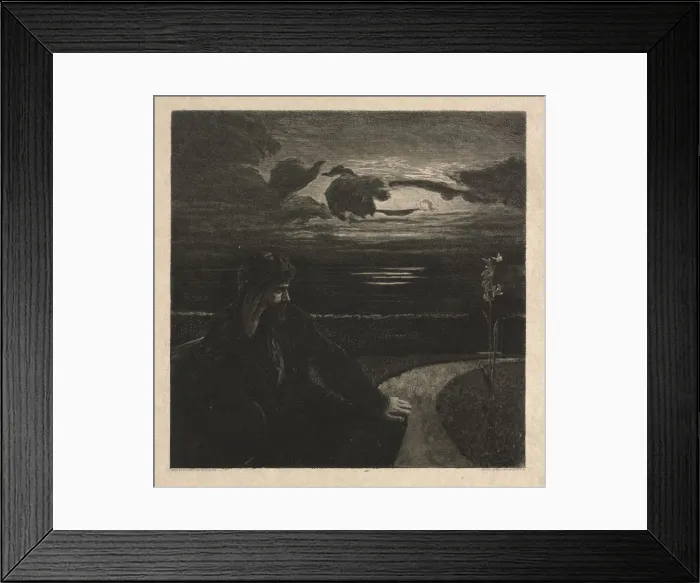 Framed Print : Vom Tode, 1889. Creator: Max Klinger (German, 1857-1920) Framed Print : Vom Tode, 1889. Creator: Max Klinger (German, 1857-1920)