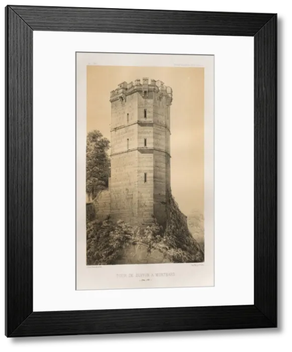 Framed Print : Pl. 90, Tour de Buffon a Montbard (Cote dOr), 1860. Creator: Victor Petit (French Framed Print : Pl. 90, Tour de Buffon a Montbard (Cote dOr), 1860. Creator: Victor Petit (French