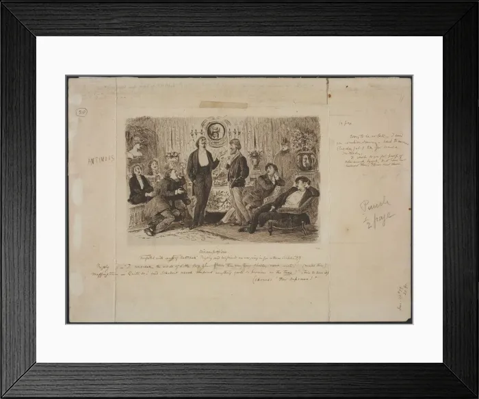 Framed Print : Nincompoopiana, Illustration for Punch, c Framed Print : Nincompoopiana, Illustration for Punch, c