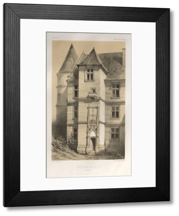 Framed Print : Pl. 62, Chateau De Folin (Yonne), 1860. Creator: Victor Petit (French, 1817-1874) Framed Print : Pl. 62, Chateau De Folin (Yonne), 1860. Creator: Victor Petit (French, 1817-1874)