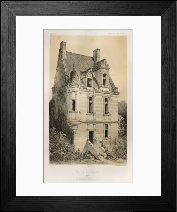 Framed Print : Pl. 79, Le Plessis-Dumee (Yonne), 1860. Creator: Victor Petit (French, 1817-1874) Framed Print : Pl. 79, Le Plessis-Dumee (Yonne), 1860. Creator: Victor Petit (French, 1817-1874)